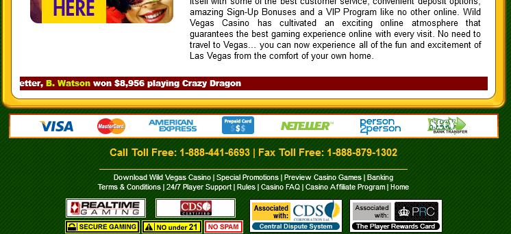 Wild Vegas Mobile Casino